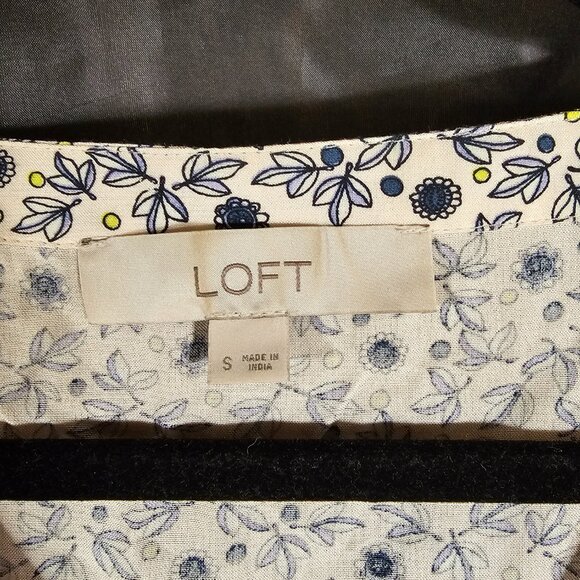 Loft office boho blouse. Size S - Picture 5 of 6